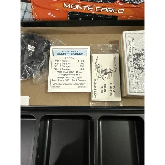 Monopoly NASCAR Collector's Edition‎ Board Game 2002 New - Picture 7 of 8